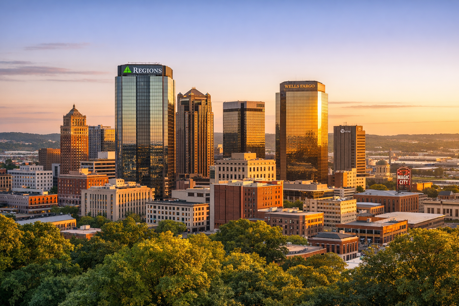 Alabama business district